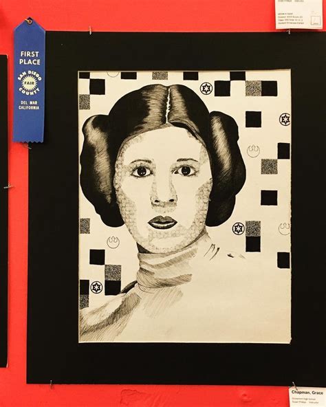 Princess Leia Artwork At The Del Mar Fair Last Year
