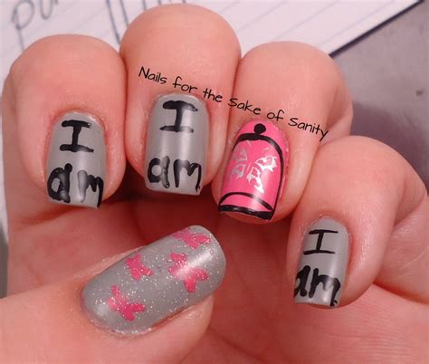 nails   sake  sanity  bell jar nails