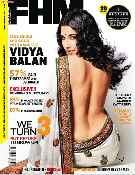 tamil movie actress hot vidya balan in a super sexy saree from fhm