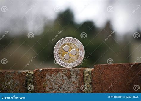 silver ripple coin editorial photo image  profit