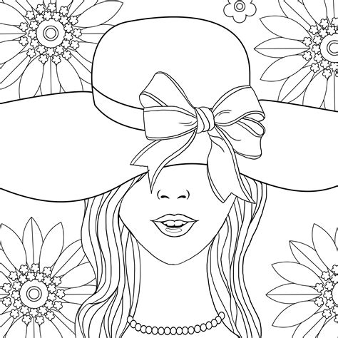 coloring page coloring book coloring  adults olivia linn