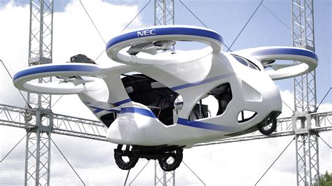 necs flying car    sized drone  wheels cgtn