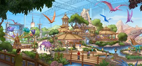thinkwell concept art theme park theme park planning coaster art