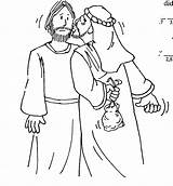 Judas Betrays Betray sketch template