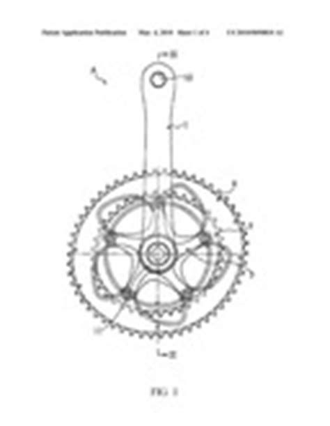 bicycle gear crank patent application