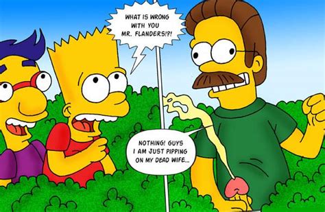 pic508570 bart simpson milhouse van houten modern toons ned flanders the simpsons