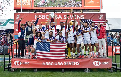 hsbc sevens world series usa wins on home turf usa rugby rugby