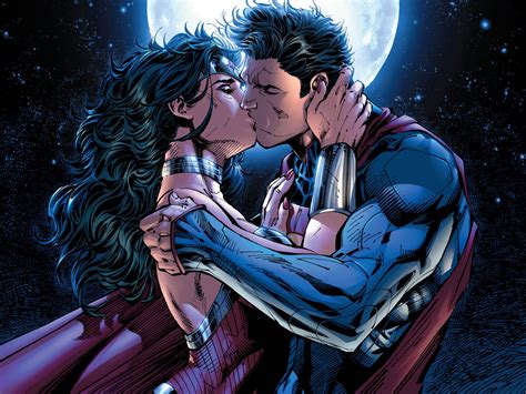 Superman Wonder Woman Lock Lips As Comics Power Couple Poll