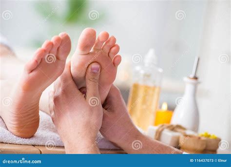 foot massage  medical spa stock image image  aromatherapy