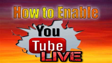 enable    youtube channel youtube