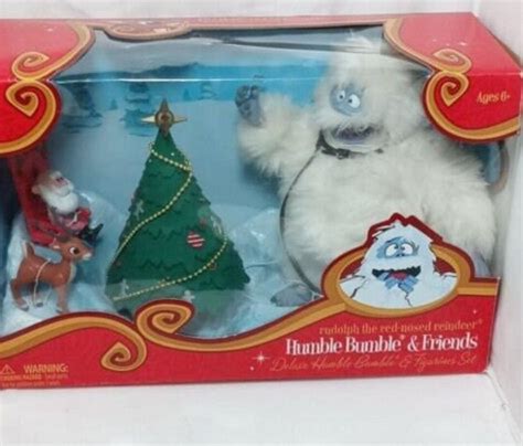 fun rudolph humble bumble  friends tree action figures