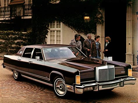 lincoln continental town car  images