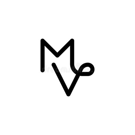 mv logo mv monogram initial mv logo letter mv logo letter mv icon