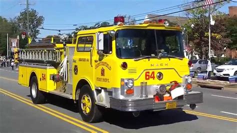 yellow fire truck