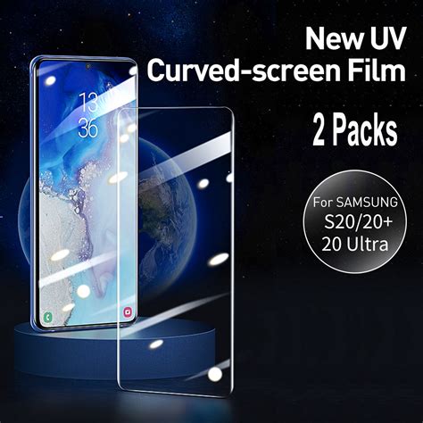 packs screen protector  samsung galaxy   dteck full coverage mm curved screen