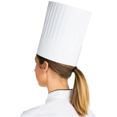 chef revival  pleated euro style paper chef hat pack