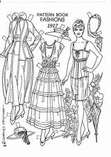 Ventura Fashions 1917 Albumarchiv предыдущая Bonecas Picasaweb sketch template