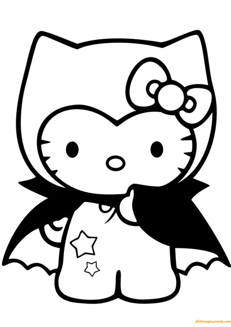 kitty devil coloring pages coloring pages
