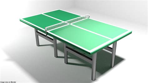 3d model game court table tennis cgtrader