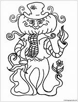 Pages Silly Coloring Halloween Colouring Strawman Thundermans Color Print Pumpkin Getcolorings Printable Sarah Super sketch template