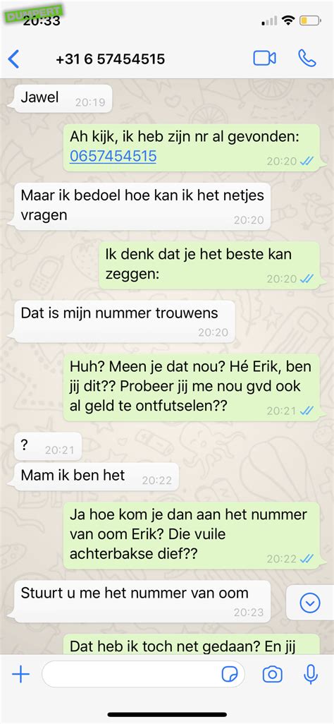 dumpert whatsapp oplichter aangepakt