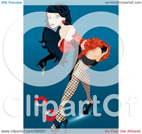 Royalty Free Rf Clipart Illustration Of A Sexy Pinup