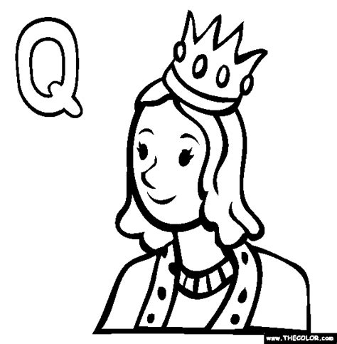 queen   coloring pages thecolorcom