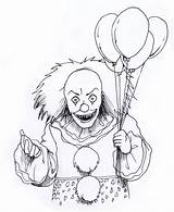 Clown Coloring Pages sketch template