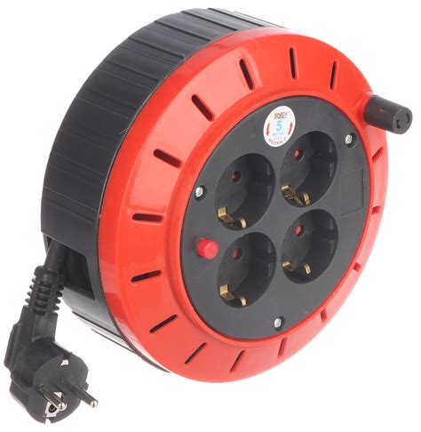 coiled reel extension cord psz    outlets   power distribution units extension