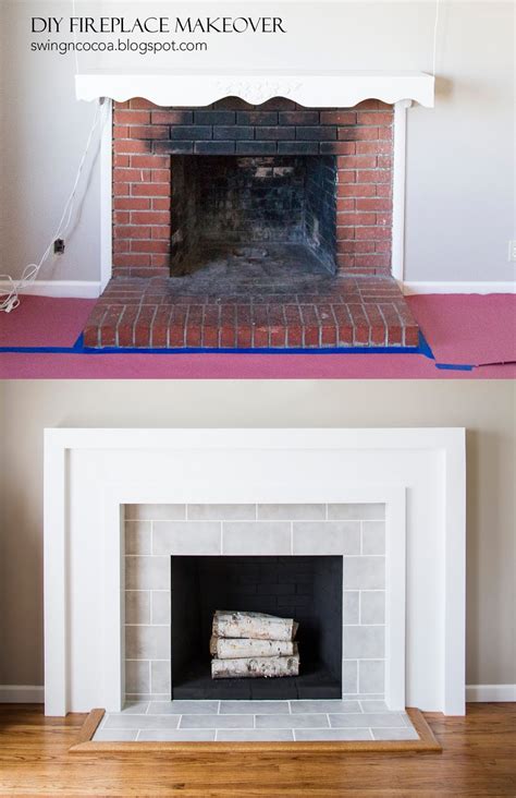 great ways  give  fireplace  makeover  tiles