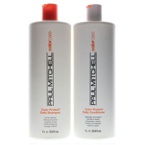 paul mitchell color protect shampoo conditioner  literoz duo