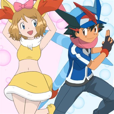 760 Best Ash And Serena Images On Pinterest Ash Ketchum Pikachu And Ash