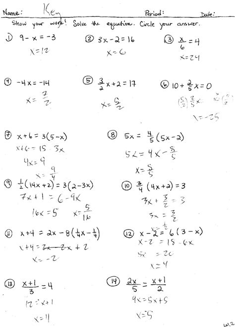 solve literal equations worksheet word worksheet