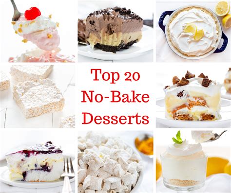 Top 20 No Bake Desserts 2022