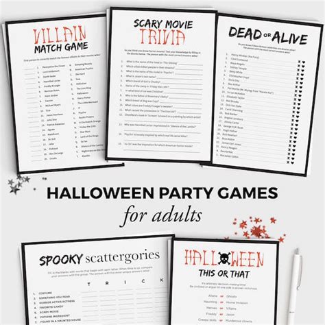 Last Minute Virtual And Printable Halloween Games