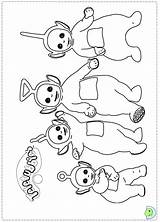 Teletubbies Coloring Pages Po Lala Dinokids Kids Dipsy Getcolorings Print Fun Getdrawings Close Template sketch template