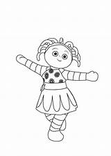 Night Garden Coloring Pages Daisy Upsy Colouring Print Colour Kids Party Birthday Abc Color Sheets Pages11 Pakka Makka Desenhos Drawing sketch template