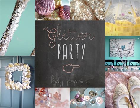 lady poppins glitter party