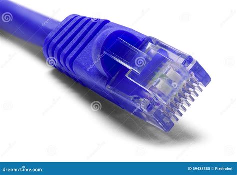 blue ethernet cable stock image image  background