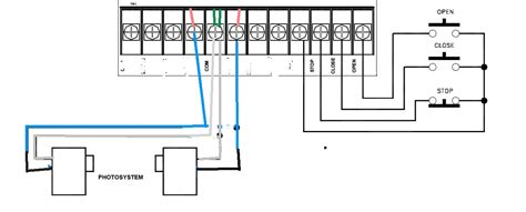 liftmaster wiring diagram sensors