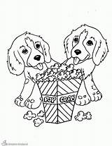 Hond Kleurplaten sketch template