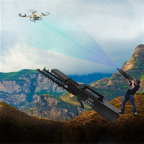 portable drone gun jammer    frequency powerful