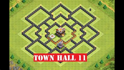 Clash Of Clans New Town Hall 11 War Trophy Base December