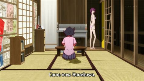 anime feet bakemonogatari hitagi senjougahara
