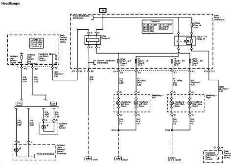 gmc envoy radio wiring diagram  color