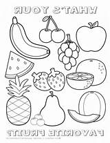 Fruit Coloring Pages Printable Results sketch template