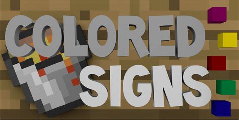overview coloredsigns 2 0 bukkit plugins projects