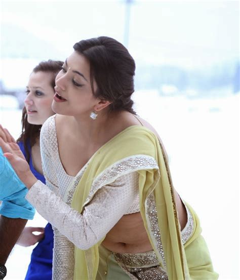 kajal agarwal hot navel show pics from baadshah movie photos gallery women in saree photos