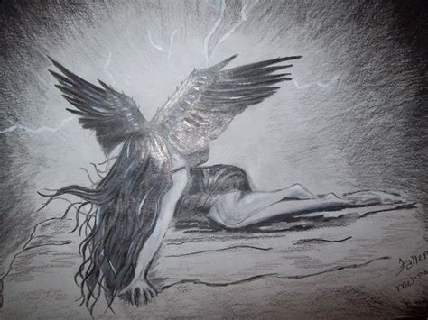Fallen Angel Melissa Pearson Drawings And Illustration