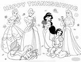 Coloring Pages Thanksgiving Princess Disney Printable Kids Sheets Color Birthday Girls Kidspartyworks Characters sketch template